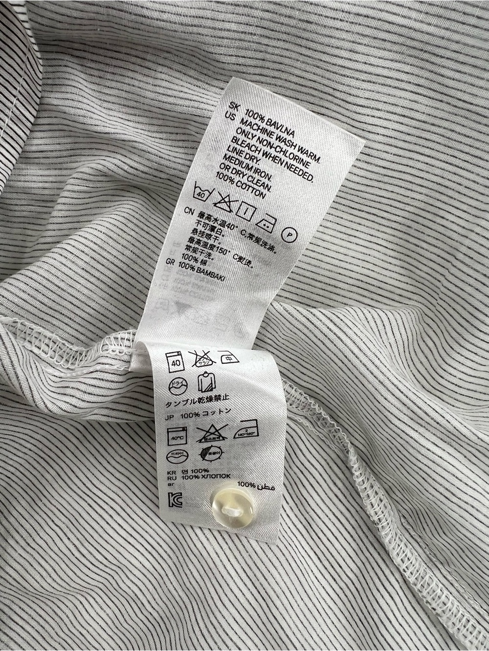 H&M Light Gray Button-Front Mini Dress - Picture 10 of 10